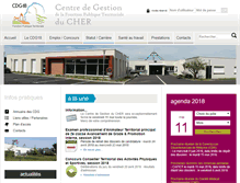 Tablet Screenshot of cdg18.fr